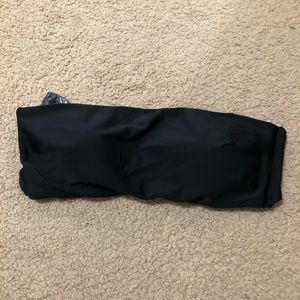 Aerie black bandeau bikini top NWT